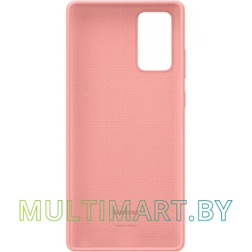 Чехол Samsung Silicone Cover для Galaxy Note 20 (бронзовый) картинка 2